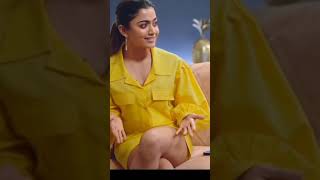 Rashmika mandanna show p*nty viral video 🔥😮 in Yellow dress viral pic and video
