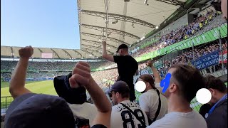 HA HO HE HERTHA BSC - Wechselgesang beim Bundesliga-Abschied in Wolfsburg!
