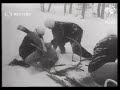 bobsledding in lake placid 1951