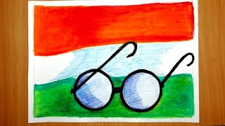 How to draw chashma of Gandhi ji,Mahatma Gandhi Glasses,Swachh bharat abhiyan drawing,Gandhi Jayanti