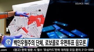 백인우월주의 단체, 로보콜로 우편투표 음모론