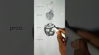 how to draw a Apple 🍎#drawing #art #freehandsketch #outline #youtube  #shorts #viral