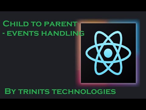 Part 11 Props | Child To Parent In React | Event Handling - YouTube