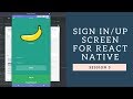 How to React-Native : Building Login & Register (Authentication) screen