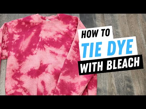 Can I use bleach to dye clothes?