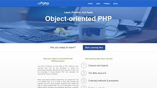 PHPenthusiast learn object oriented PHP