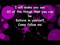 zoey 101 follow me tekst lyrics full wersion