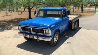 1970 Ford F-350 Built 390ci V8 4-Speed PB Classic Hauler Flatbed 5th Wheel Tow Hitch 70-6564P