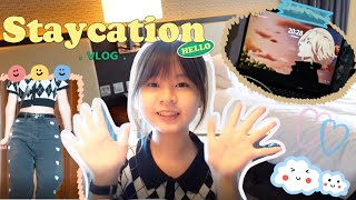 [Staycation🛏] 帝京酒店🏨｜房間很大？？｜OOTD🧥｜最後發生什麼事了🥹