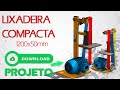 COMO FAZER LIXADEIRA DE CINTA COMPACTA COM ESMERIL - PROJETO COMPLETO