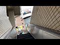 京王聖蹟桜ヶ丘ショッピングセンターa館の外のエスカレーター_escalator stationmall seiseki sakuragaoka tama tokyo