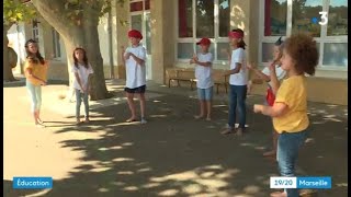 A Marseille, un chant signe réalisé par des enfants sourds de naissance