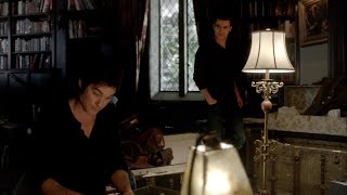 TVD 4x8 - Damon tells Stefan that Elena is really sired and he's had another girl sired in the past