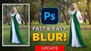 How To Blur Backgrounds in Photoshop [FAST & EASY]