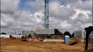 Escambia County Jail Construction First Walls Placed