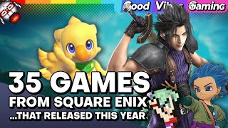 Square Enix Released 35 Games in 2022