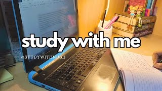 Study with me ✨ | 1 hour ⏰| NO Breaks | NO SOUND | STUDY WITH NUSH #studywithme