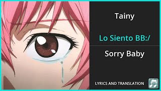 Tainy - Lo Siento BB:/ Lyrics English Translation - ft Bad Bunny, Julieta Venegas - Spanish