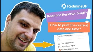 Redmine Reporter plugin - how to print the current date and time?