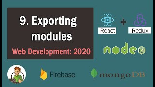 Exporting modules in Reactjs 2020