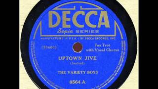 UPTOWN JIVE by THE VARIETY BOYS on DECCA8564