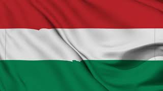 Hungary flag waving animation/ 3d flag animation/ free 4k stock footage