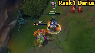 Rank 1 Darius: He is so AGGRESSIVE in the Early Game!