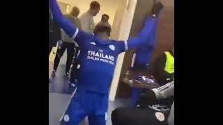 Kelechi Iheanacho Celebrated His First Hat Trick With His Teammates
