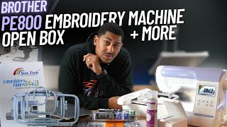 Unlock Your Creativity: Brother's PE800 Embroidery Machine! Everything you need to start!