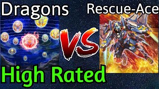 Dragon Link Vs Rescue-Ace High Rated DB Yu-Gi-Oh!