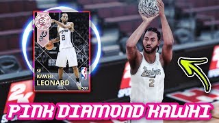 NBA 2K18 PINK DIAMOND 99 OVERALL KAWHI LEONARD GAMEPLAY!! *40 POINTS* | BEST CARD IN NBA 2K18 MyTEAM