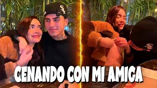 CRISTORATA IRL CENANDO CON SU NUEVA AMIGA 😍👩🏻‍❤️‍👨🏻 Nueva mami??