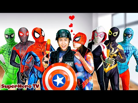 What If ALL COLOR SPIDER-MAN In 1 House? SPIDER-MAN's Story New Season 3 ( All Action, Funny…)