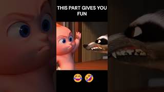 Incredibles 2 Fight Scene in Full: Jack-Jack vs. Raccoon (Exclusive) #shorts   #movie