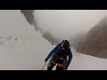 climbing pikes peak with pete 6 13 16 straight up the y couloir direct route .