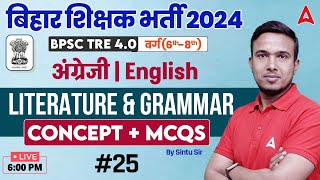 BPSC TRE 4.0 Vacancy 2024 English Class 6th to 8th Based on SCERT/NCERT By Sintu Sir #25