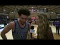 Portland Men's Basketball Vincent Delano Postgame Interview vs. Denver (101-90)