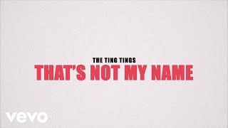 The Ting Tings - That's Not My Name (Official Lyric Video)