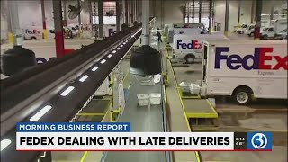 MORNING BUSINESS REPORT: FedEx issues, getting women back into the workforce, GameStop soars again