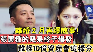 汪小菲离婚2月再爆丑事！张兰种的恶果终于爆发，原来大s才是最想解脱的人，難怪10億財產會這樣分#辣评娱圈