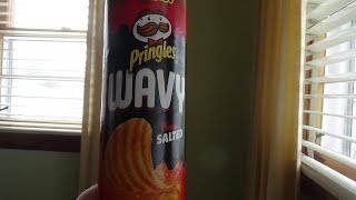 New Pringles Wavy Classic Salted Food Review