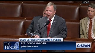 Congressman Lamborn Speaks on House Floor in Support of FY23 NDAA
