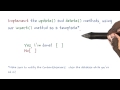 Update and Delete - Quiz - Developing Android Apps