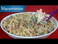 COMO FAZER MACARRONESE - SALADA DE MACARRÃO COM FRANGO DESFIADO - REFEIÇÃO COMPLETA DE FÁCIL PREPARO