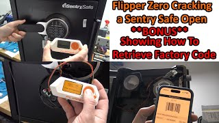 (609) Opening a Sentry Safe with a Flipper Zero & Recovering the Factory Code