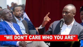 Listen to what MP Kwenya told Ruto face to face today in Bungoma infront of Mudavadi and Wetangula!