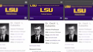 How a retired LSU professor has left an impact after 52 years