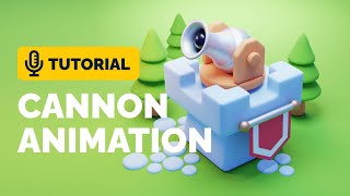 Blender Cannon Fire Animation Tutorial | Polygon Runway