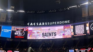 I WON A TRIP TO THE ATLANTA FALCONS vs NEW ORLEANS SAINTS GAME || SIDELINE EXPERIENCE || ALLTROO