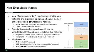 [MemSafety4, Video 6] Non-Executable Pages